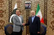 لقاء رئيس البرلمان وقائد الجيش الباكستاني في طهران