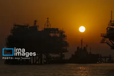 تصاویر سکوی نفتی رشادت؛ بزرگترین سکوی فرآوری نفت خلیج فارس