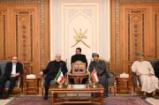 استقبال وزیر خارجه عمان از هیئت ایرانی به ریاست قالیباف در مسقط