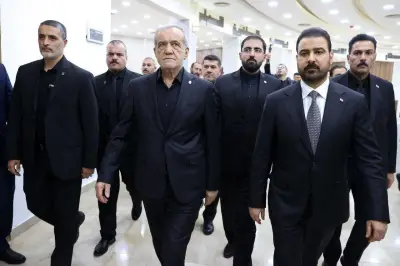 پزشکیان و نخست‌وزیر عراق در مراسم بزرگداشت رهبر شهید شرکت کردند