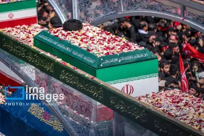 مراسم نمادین تشییع پیکر امام شهید در تونس برگزار شد