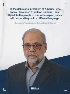 مقام ارشد امنیتی ایران به ترامپ درباره تهدید ایران هشدار داد