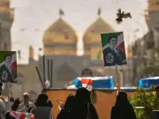 پیکر شهید آیت‌الله خامنه‌ای به کربلا رسید