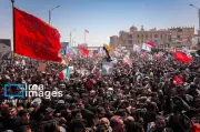تصاویری از تشییع پیکر رهبر شهید در نجف
