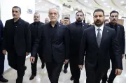 پزشکیان و نخست‌وزیر عراق در مراسم بزرگداشت رهبر شهید شرکت کردند